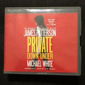 4/$10 Books.  Private Down Under by James Patterson.  Audio Book.